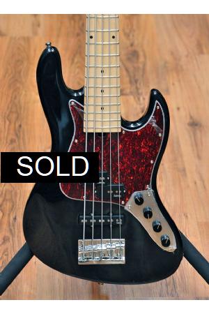 Sadowsky MetroExpress 21 Fret Hybrid PJ 5 Solid Black High Polish Sadowsky MetroExpress 21 Fret Hybrid PJ 5 Solid Black High Polish